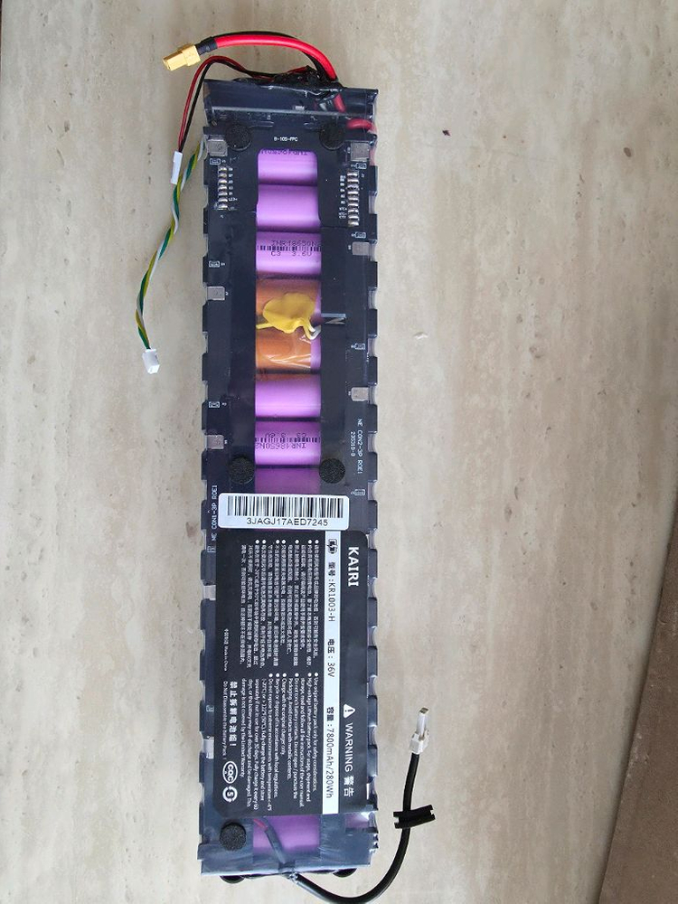 KAIRI 36V 7800mAh 280.8Wh 샤오미 M365/Mi 1S 전기 스쿠터 배터리 이미지