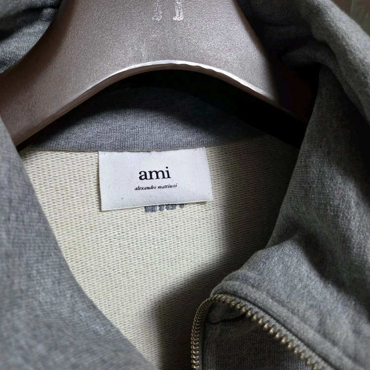 아미 ami 톤온톤 하프집업 맨투맨/스웨트 셔츠 XL 이미지