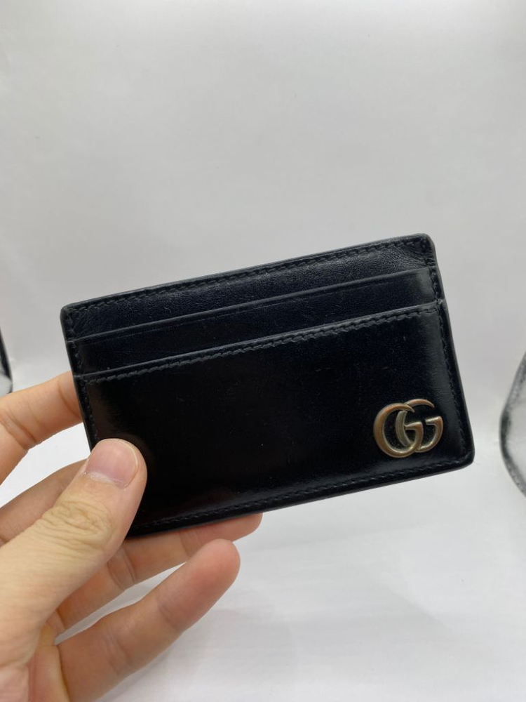 [영수증] 구찌 GG 마몬트 카드지갑 블랙 이미지