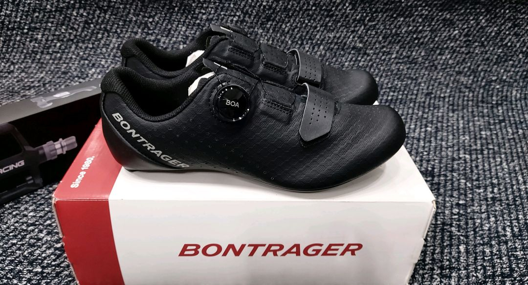 BONTRAGER 트랙 본트레거 로드클릿슈즈/HT 초경량 클릿페달 새제품 이미지
