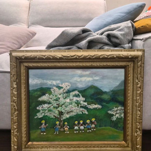 일본유화그림 이미지