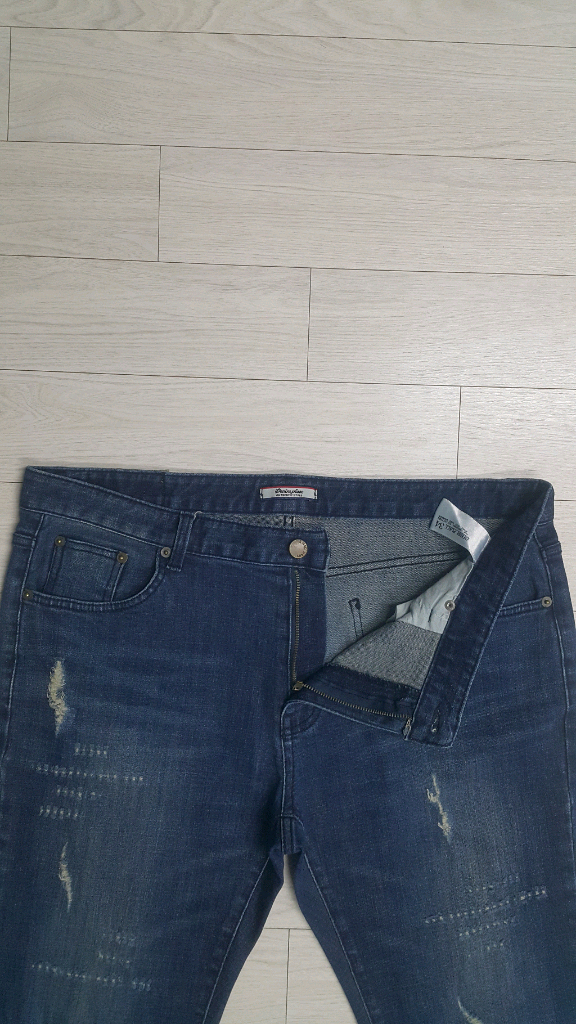 DENIM PLACE 워싱청바지(사방스판) 34인치(No.26)S급! 드라이완료! 이미지