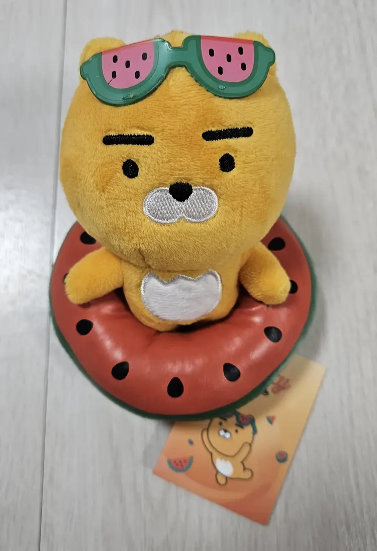 카카오 라이언 인형 (여러 개) 이미지