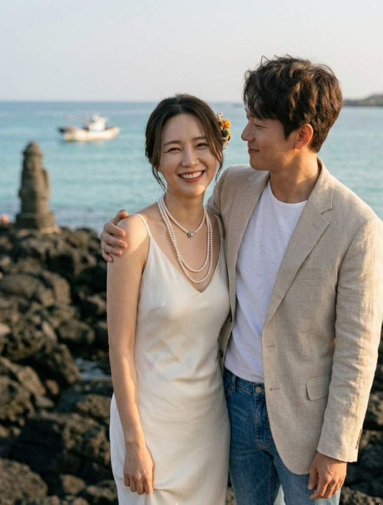 스냅/셀프웨딩 필수, 황금비율 진주 세트 입생로랑립스틱덤+ 미니파우치 이미지