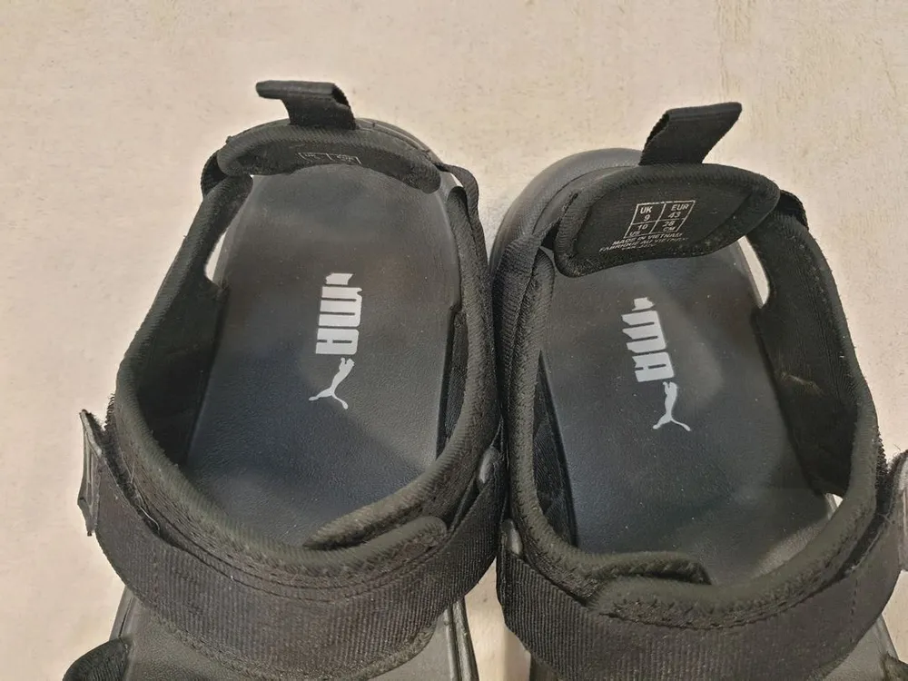 푸마 블랙 샌들 280 이미지