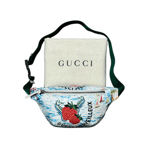 구찌 딸기 나일론 벨트백 힙색 Merveilleux Strawberry 이미지