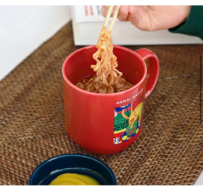 알라딘굿즈 컵라면 머그 마티스 이미지