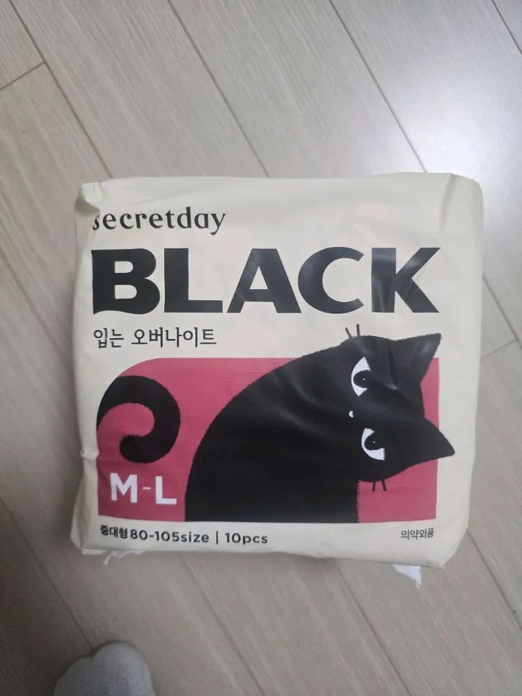 여성용품 생리대 입는오버나이트M/L 이미지