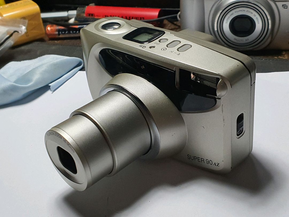 후지필름 SUPER 90AZ 38-90mm 필름 카메라 빈티지 레트로 로모 이미지