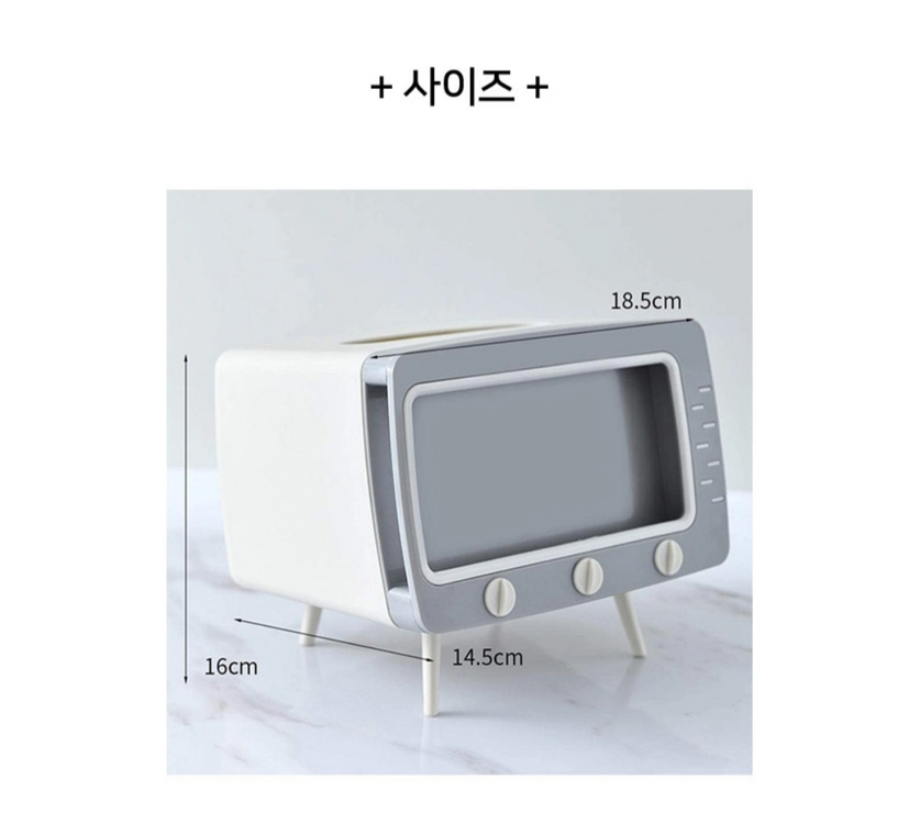 휴지케이스 핸드폰 거치대 인테리어소품 화장지 케이스 이미지