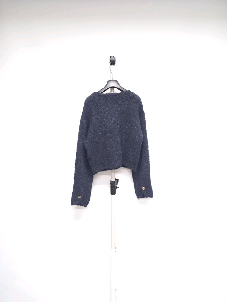 새 모어서울 몸빼 추동 울 혼방 숏 가디건 L.XL 66.77 이미지
