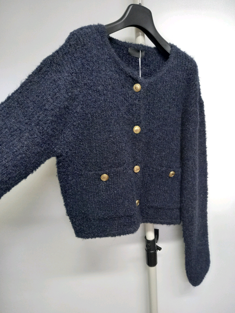 새 모어서울 몸빼 추동 울 혼방 숏 가디건 L.XL 66.77 이미지