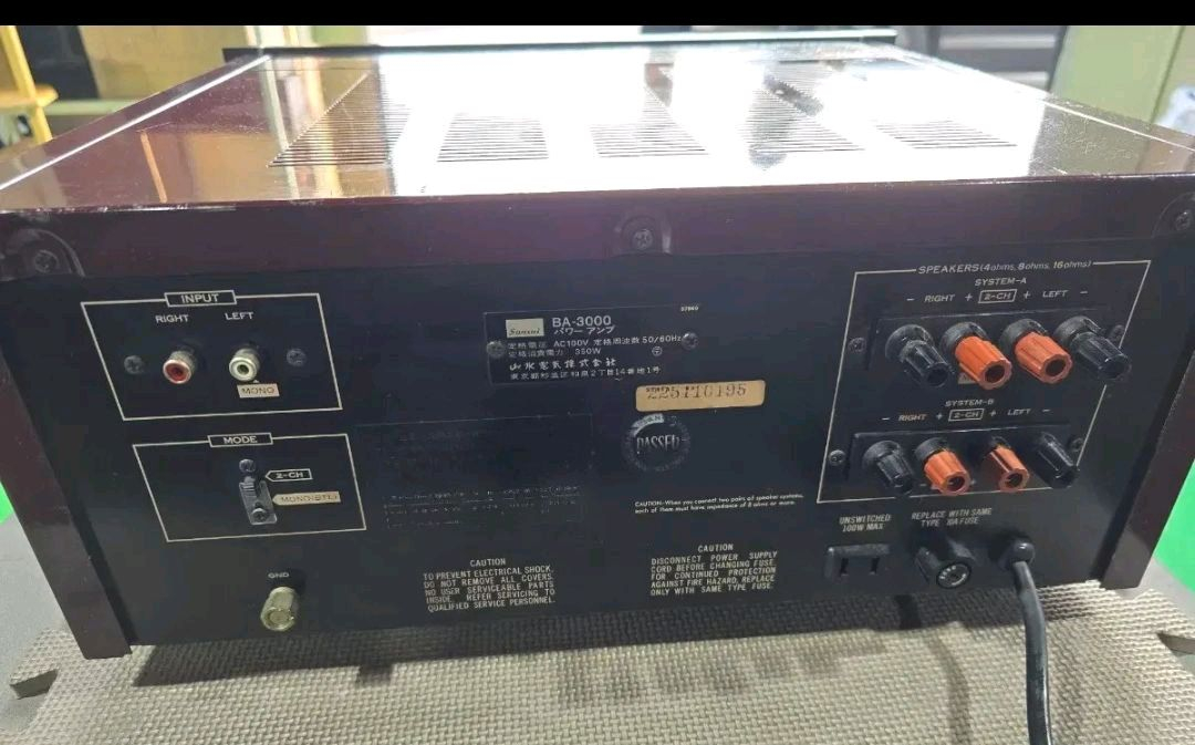 SANSUI BA-3000파워엠프 이미지