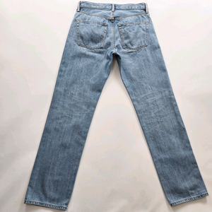 유니클로 청바지 일자 연청 워싱 데님 사이즈33 R5391 이미지