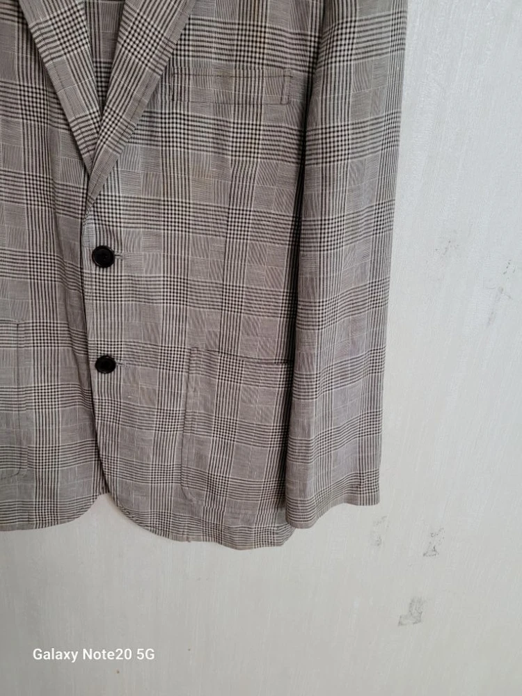 남성 런던포그 봄.가을 여름 린넨자켓 (100) 이미지
