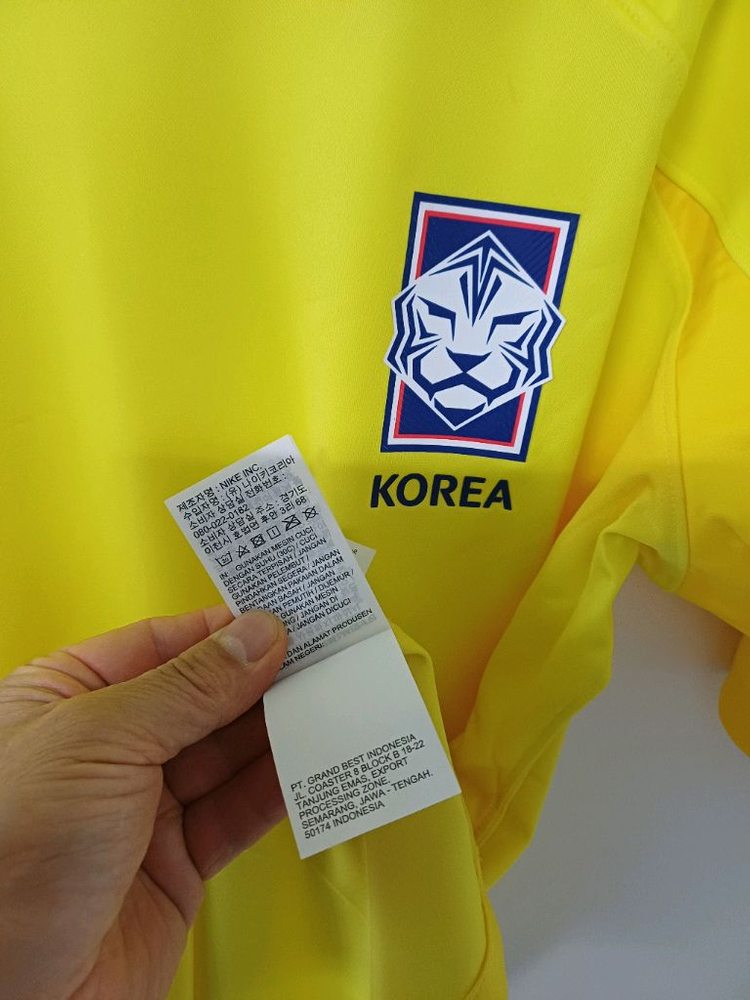 남성 나이키 축구국대 골키퍼 축구유니폼 (새상품급.스판105-110) 이미지