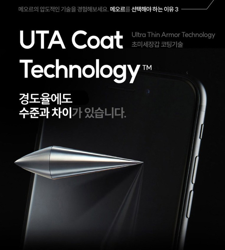 [갤럭시S105G] 메오르 곡면 PET 풀커버 휴대폰 액정보호필름 (새제품) 이미지