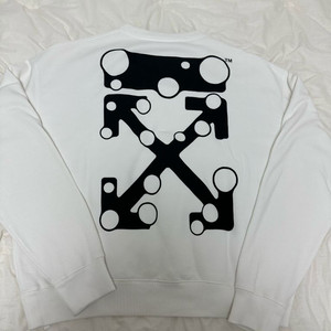 (XL)오프화이트 맨투맨 백화점판 팝니다 이미지