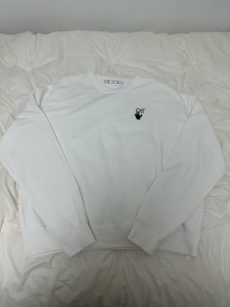 (XL)오프화이트 맨투맨 백화점판 팝니다 이미지