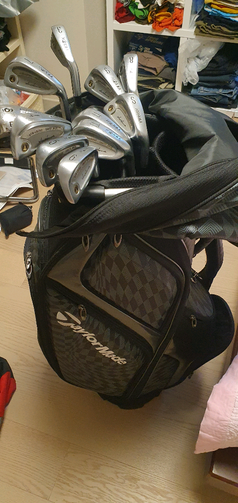 혼마 NEW-LB280 CAVITY BACK 2스타 그라파이트 아이언 R-1플렉스와 캐디백 이미지