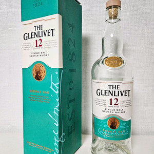더 글렌리벳 12년산 양주 whisky 공병 빈병 술병 이미지