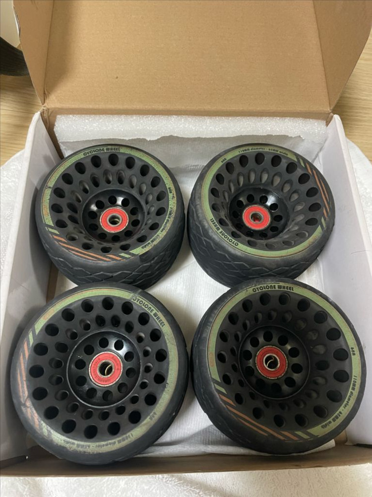 미포 사이클론 110mm 하이 그립 스트리트 휠 풀리포함 클라우드휠 전동스케이트보드 이미지