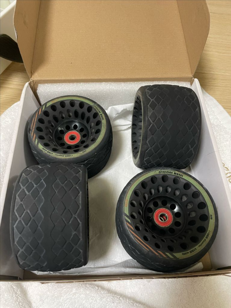 미포 사이클론 110mm 하이 그립 스트리트 휠 풀리포함 클라우드휠 전동스케이트보드 이미지