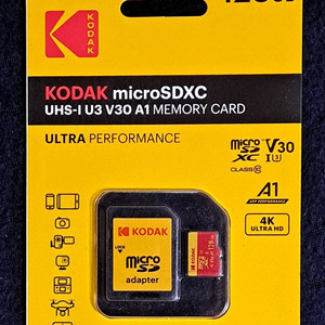 코닥 마이크로 SD 메모리 카드 (KODAK RED) 이미지