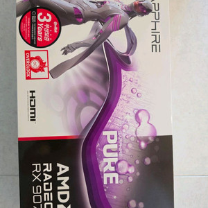 SAPPHIRE 라데온 RX 9070 PURE OC D6 16GB 미개봉 (non xt) 이미지