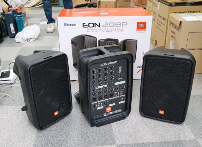 jbl eon208p 야외행사용스피커 판매 이미지