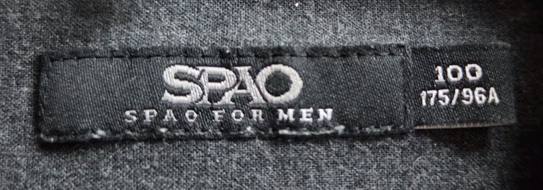[스파오] 헨리넥 셔츠 차콜 L 이미지