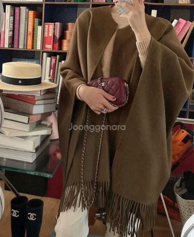 STUDIO YARN HUDSON CAPE 스튜디오 얀 허드슨 케이프 머플러 스카프 이미지