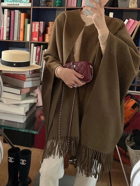 STUDIO YARN HUDSON CAPE 스튜디오 얀 허드슨 케이프 머플러 스카프 이미지