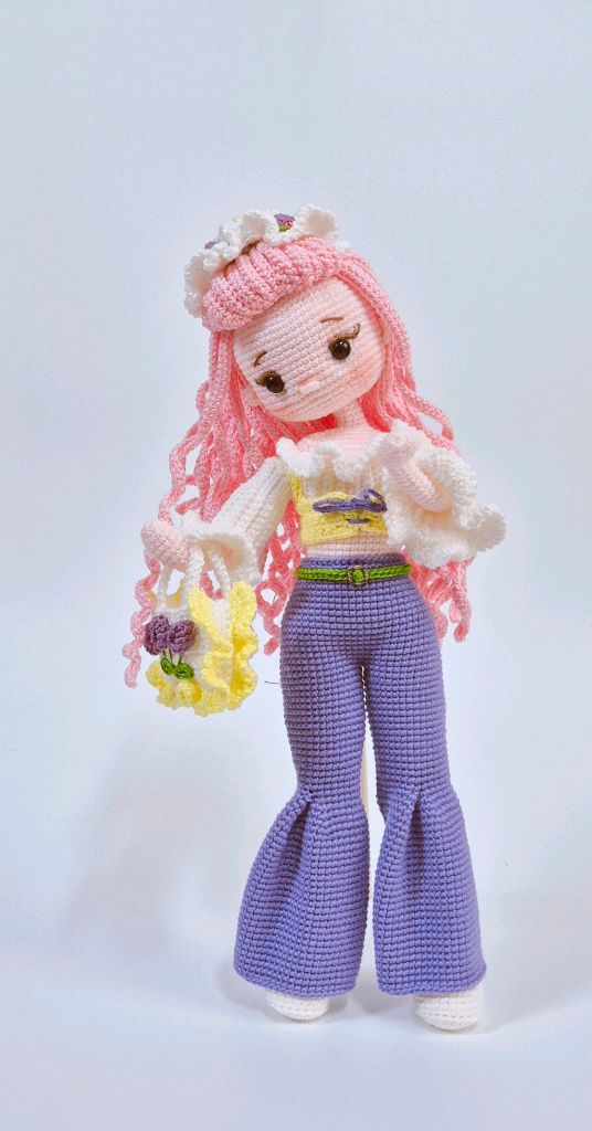 코바늘 뜨개인형(라디아세트) 이미지