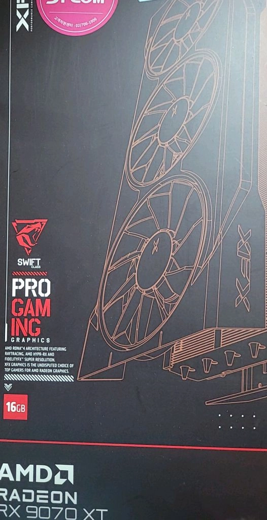xfx RX9070xt 이미지