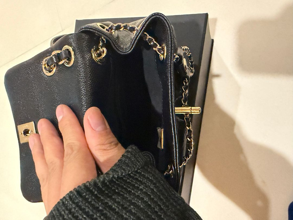 샤넬 듀마백팩 더블 스몰 금장 이미지