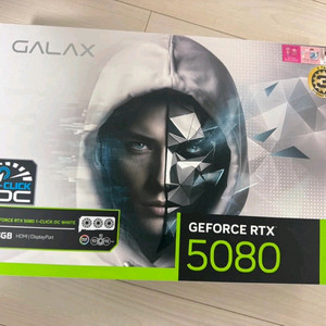 rtx 5080 갤럭시 화이트 미개봉 이미지