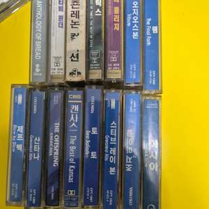 팝 명반 카세트테이프 15장 일괄 이미지