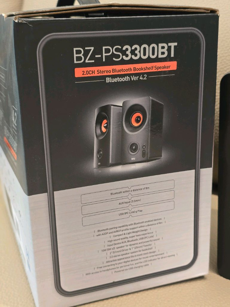 브리츠 2채널 블루투스 북쉘프 북셸프 유선 스피커 BZ-PS3300BT 이미지