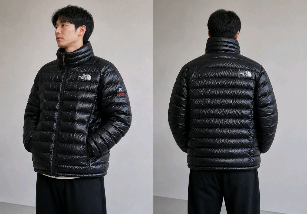 (L/100) 노스페이스 800 구형 골드원 9:1 경량 패딩 우모복 이미지
