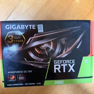 RTX 3060 그래픽카드 이미지