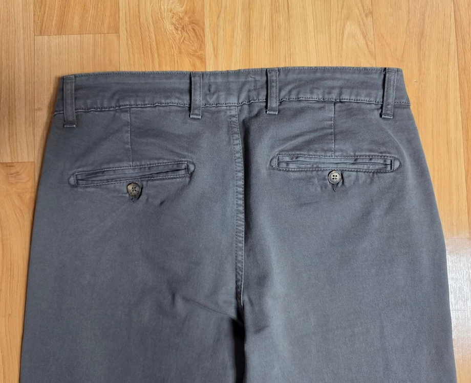 파니깔레 [Panicale] 새상품 이태리 코튼 팬츠 차콜그레이 48 (32~33) / Made in Italy 이미지