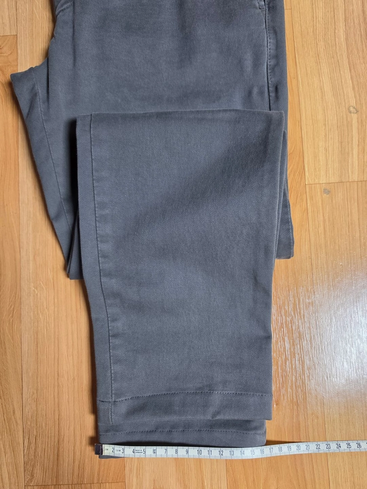 파니깔레 [Panicale] 새상품 이태리 코튼 팬츠 차콜그레이 48 (32~33) / Made in Italy 이미지
