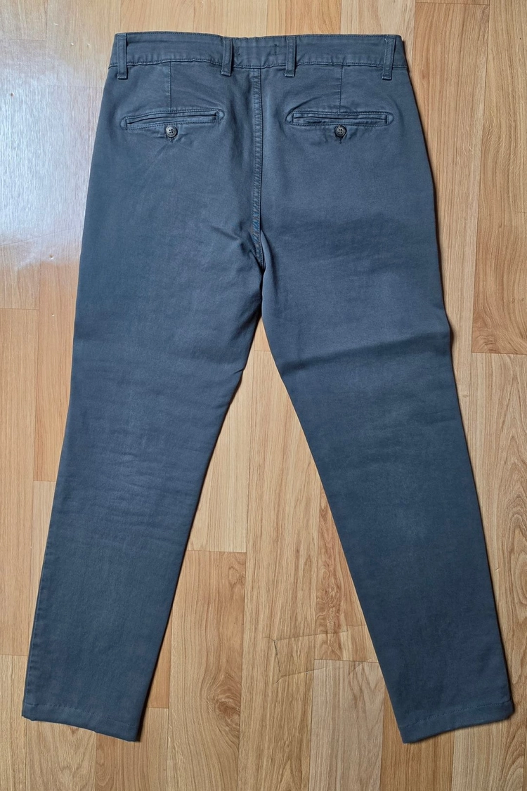 파니깔레 [Panicale] 새상품 이태리 코튼 팬츠 차콜그레이 48 (32~33) / Made in Italy 이미지