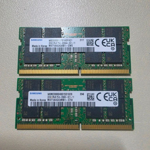 삼성노트북 메모리 DDR4/32GB2개 팝니다. 이미지