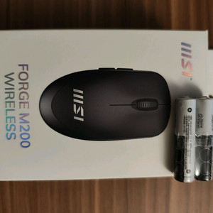 MSI M200 무선마우스 + aaa건전지 이미지