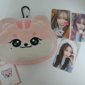 4종 일괄 덤드림) 아이브 이서 정품포카 3장과 이서 미니브 이랑이 파우치 이미지