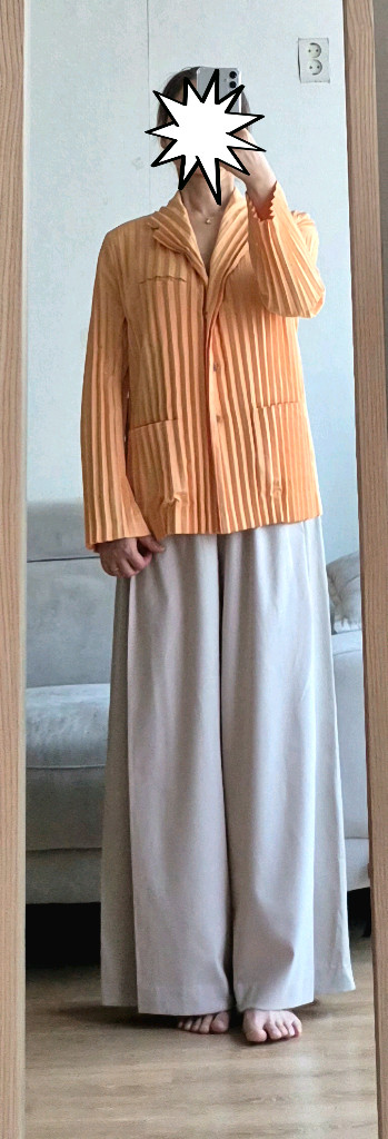 이세이미야케 플리츠플리즈 ISSEYMIYAKE 플리츠 자켓+일본제팬츠 이미지