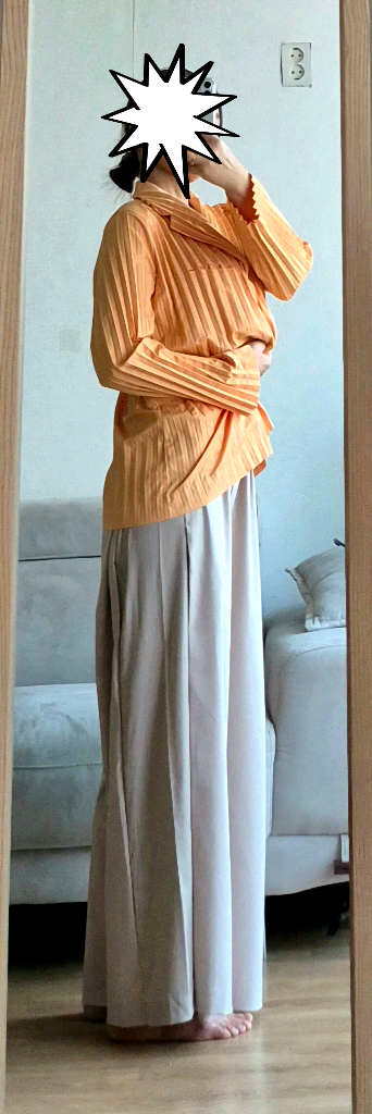 이세이미야케 플리츠플리즈 ISSEYMIYAKE 플리츠 자켓+일본제팬츠 이미지