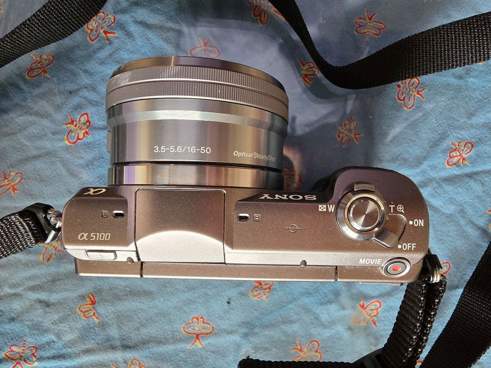 소니 미러리스 디지털카메라 a5100 (ILCE 5100L, 렌즈 포함) 브라운 중고 이미지